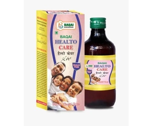 Healto Care Sugar Free - 200 ml Herbal Syrup, Family Health Tonic for All Ages, Non Prescription, Dosage 2 Tea Spoons Twice a Day After Meal