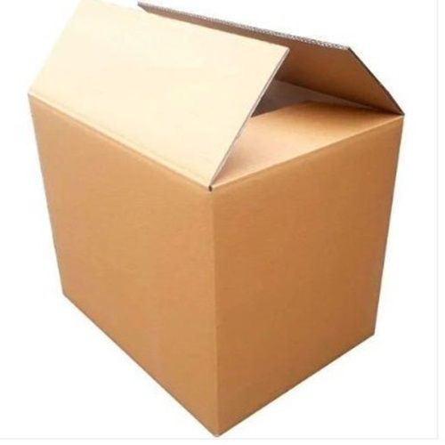 Heavy Duty Corrugated Boxes - Corrugated Paper Material, Any Shape, Brown Color | Long Life, Printed and Plain Patterns for Versatile Packaging Applications