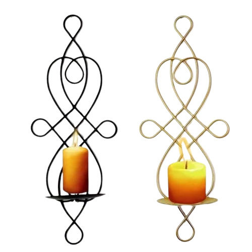 Iron Wire Candle Holders