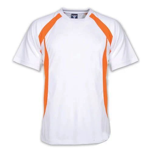 Mens White Sports T Shirt