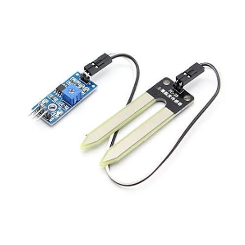 Moisture Sensor Module - Premium Quality, 6 cm x 3 cm Compact Size | High Sensitivity, Adjustable Threshold, Analog & Digital Outputs, Corrosion-Resistant Design