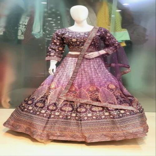 Multicolor Embroidered Lehenga