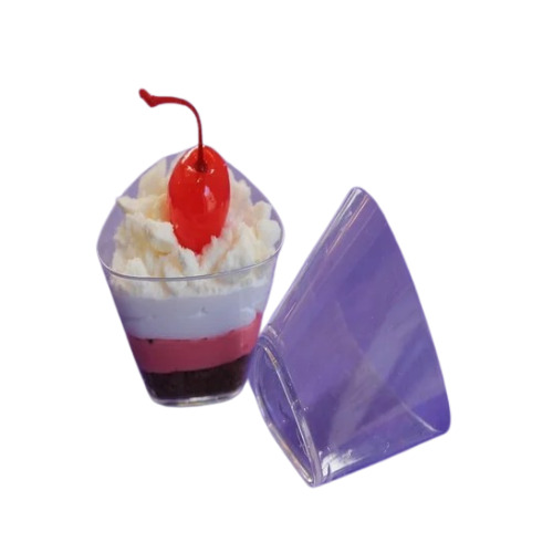 PS 2 Disposable Triangular Big Dessert Cup