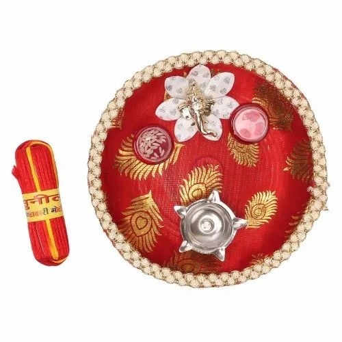 Roli Chawal Pooja Thali Set For Rakhi