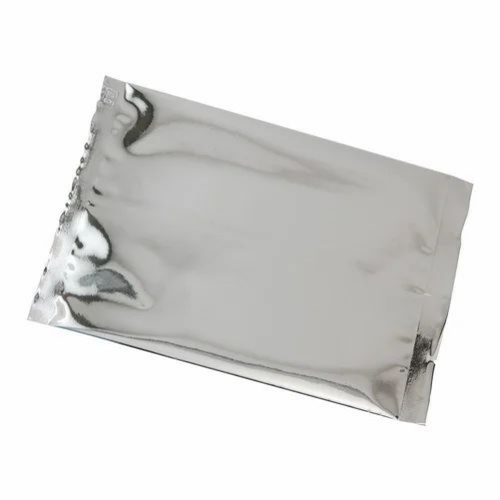 Silver Pouch - Eco-Friendly Lightweight Rectangular Tea Packaging, Easy to Carry with Superior Quality and 1 Compartment