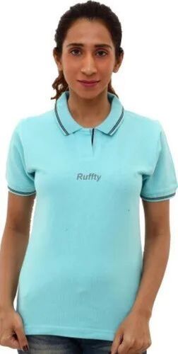 Sky Blue Polo T Shirt