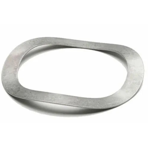 Stainless Steel Wave Washer - High Strength, Corrosion Resistant | Durable, Polished Silver Finish, For Commercial Application