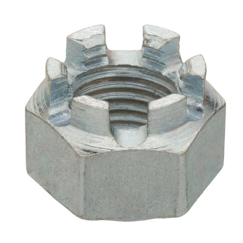 25 mm Mild Steel Hex Castle Nut