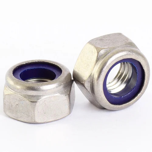 25 mm Mild Steel Hex Nylock Nut