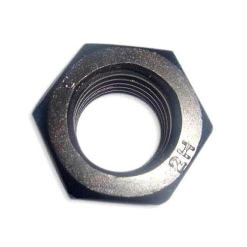 Mild Steel Hex Nut - 2H Design Specification, High Strength, Corrosion Resistant, Rust Free, Silver Grey Finish