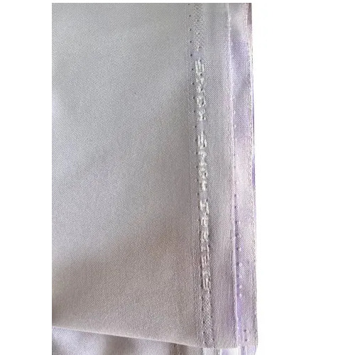 Dull Micro Polyester Fabric - 100% Polyester, 60 GSM, 142 cm Width, White Color | Washable, Plain Pattern, Suitable for All Seasons