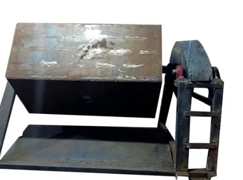 Ball Mill Machine - Mild Steel, 2 HP Motor Power, 30 RPM Rotation, 50 Hz Frequency | Automatic Industrial Use, Silver Finish