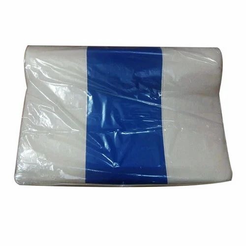 Cervical Pillow - Cotton Material, Polyester Filling , Contoured Shape For Support And Spinal Alignment, Ideal For Back And Side Sleepers