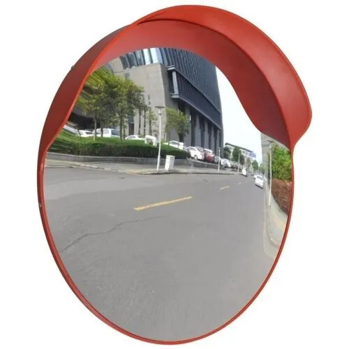 Convex Mirror - 80 Cm Diameter , Durable And Weather-resistant Design For Enhanced Road Safety And Visibility