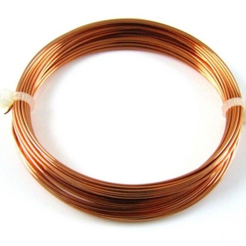 Copper Wire - Copper, Various Sizes, Reddish Brown | High Conductivity, Rust Resistant, Quality Tested, Reliable Earthing Solution