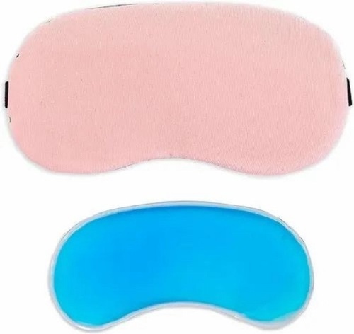 Eye Cool Mask - Soft Cotton, 3.5x7.5 Inch Rectangular Design | Lightweight, Smooth Fabric for All Ages