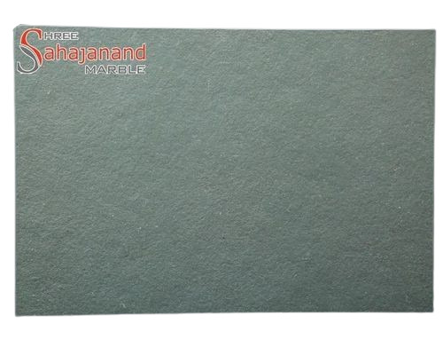 Green Kota Stone Tiles - Natural Stone, Customized Size, Gray Color | Non-Slip, Polished Finish, Durable for Interior Flooring Applications