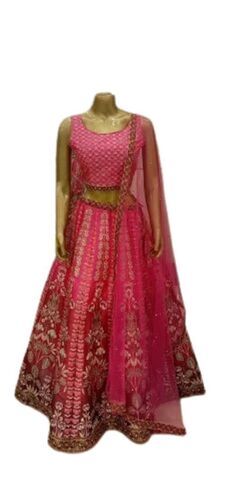 Light Pink Georgette Lehenga