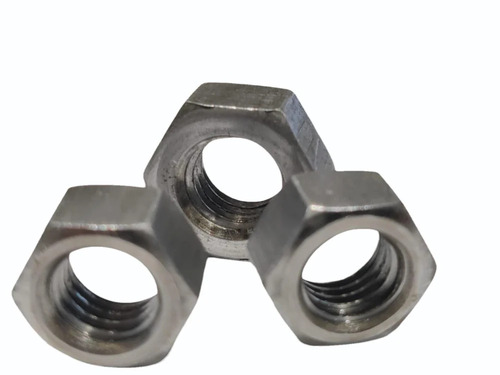 M14 Mild Steel Hex Nut - High Strength, Corrosion Resistant | Durable, Rust Free, Commercial Use, Silver Finish