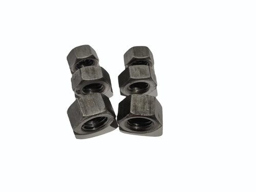 M16 Mild Steel Hex Nut - Mild Steel Material, Silver Color | Durable, High Strength, Corrosion Resistant, Rust Free, Commercial Usage