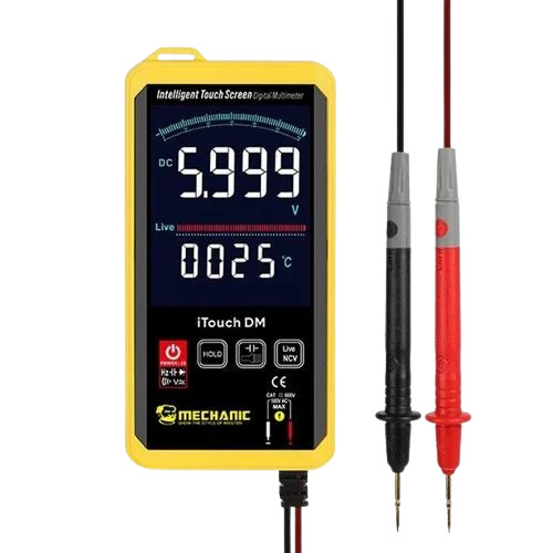 Mechanic Digital Multimeter - Plastic Material Standard Size Blue & Black Color | 4-Digit Display 100% Accuracy Durable Design 2-Year Warranty Battery Power Supply