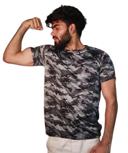 Cotton T-shirt - Xs To Xxxl Size Range, Dark Green O-neck Design | Soft, Comfortable, Breathable, Trendy Oversized Style