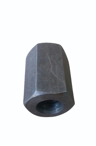 Mild Steel Long Nut - High Strength, Corrosion Resistant, Rust Free | Durable Silver Polished Steel for Commercial Use