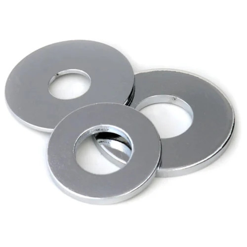 Mild Steel Hardened Washer - Corrosion Resistant, Polished Silver Finish | Durable, High Strength for Commercial Use