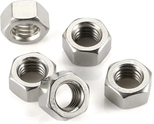 Mild Steel Hex Nut - High Strength, Corrosion Resistant | Polished Finish, Rust Free, Ideal for Commercial Use, Silver and Grey Color