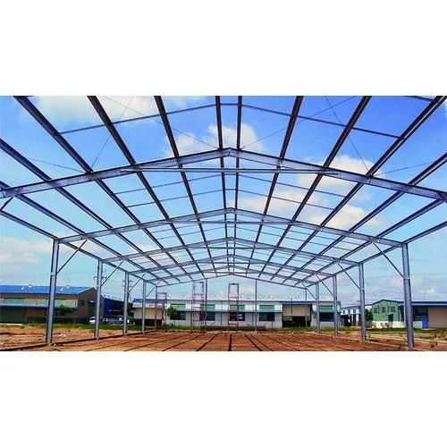 Mild Steel Roofing Structure - 0.47 - 0.55mm Thickness | Color Coated, Industrial Usage, New Quality