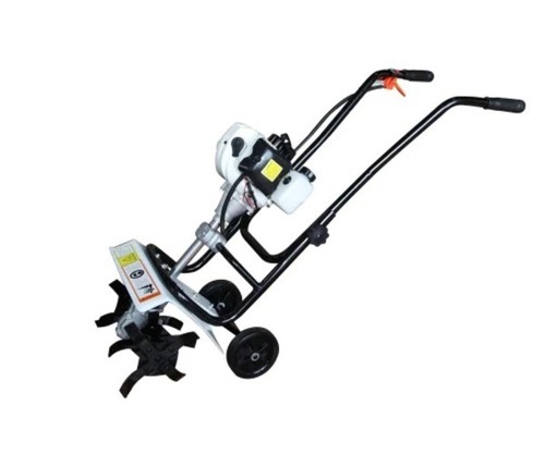 Mini Power Tiller - Stainless Steel, 1.2L Fuel Tank Capacity , Electric Start , 10kg Gear Drive , 2 Stroke Engine