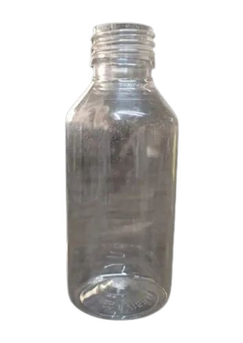 Pet Bottles - Rigid 100 Ml, Transparent PET Material, Durable Fine Finished Round Design
