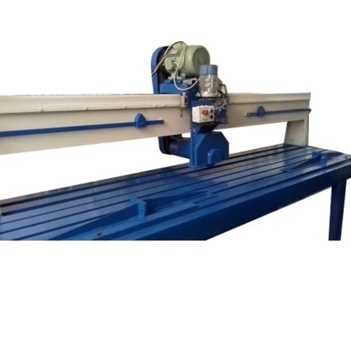 Portable Edge Cutting Machine - Electric Steel, Blue | Lightweight Design, High Precision, User-Friendly Interface, Adjustable Settings, Quick Blade Changes, Enhanced Safety Features, Versatile Applications, Efficient Performance