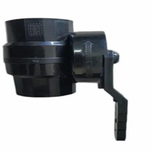 PP Single Piece Ball Valve - High Pressure, 1/4 Inch Size , Silver Color for Industrial Use