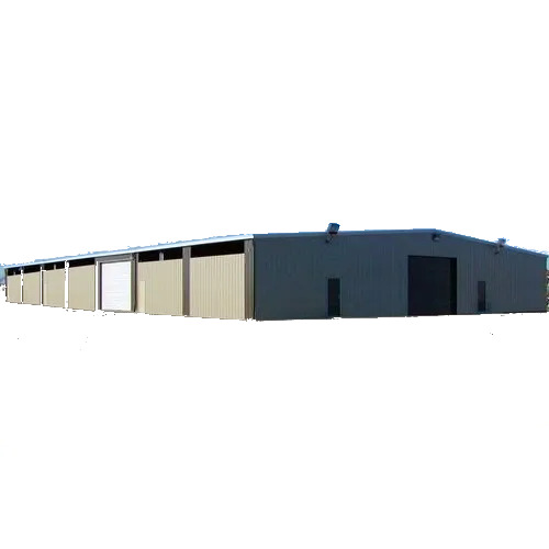 Prefabricated Industrial Buildings - Stainless Steel, Easily Assembled Prefab Sheds, Steel Roof, Galvanized Surface Finish