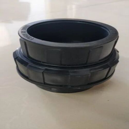 Pvc Pipe Union 2 Inch - PVC Material, 5mm Thickness, Black Color, Round Shape | Multicolor Options Available