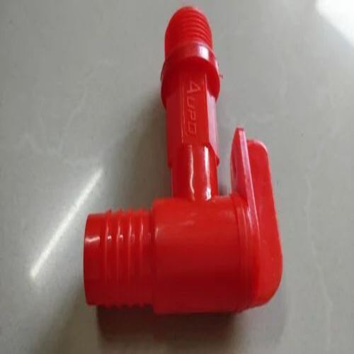 Pvc Red Water Tap 15mm - PVC Material, High Pressure, Glossy Finish, 15mm Size, Perfect for Bathroom Fittings | Customizable Colors Available