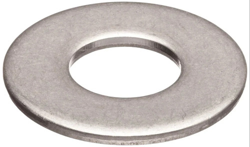 Mild Steel Plain Washer - Durable, High Strength, Corrosion Resistant | Polished Silver, Round Shape, Commercial Use