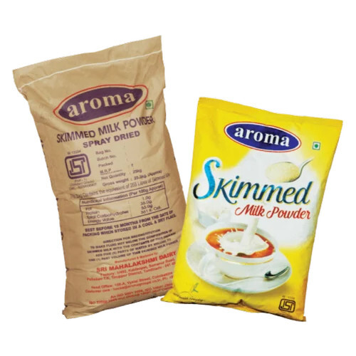 Aroma Skimmed Milk Powder - 25 Kg Roller Dried, White Color For Personal Use