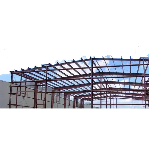 Stainless Steel Prefab Modular Building - 8000 Square Feet, 30-40 Feet Height, Red Oxide Color, Easily Assembled for Industrial Use