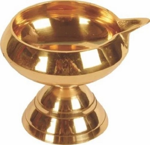 5inch Brass Puja Diya