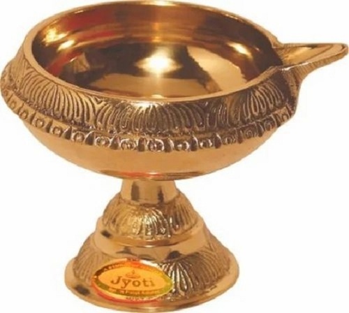 Antique Brass Puja Diya