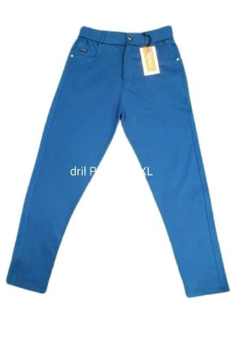 Blue Men's Track Pant - Polyester, Sizes M To Xxxl | Lightweight Design, Durable Stitching, Tapered Legs, Zippered Pockets, Flexible Movement, Casual Style, Wrinkle-resistant
