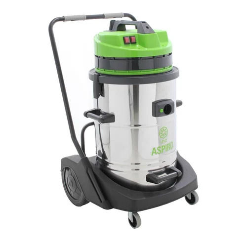 Commercial Wet And Dry Vacuum Cleaner - 3600W Motor Power, 600 m3/h Air Flow, 120L Dust Capacity | Stainless Steel & Plastic, 1 Year Warranty, Ideal for Commercial Use