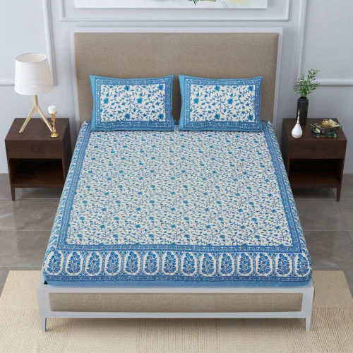 Cotton Bed Sheet - Color: .