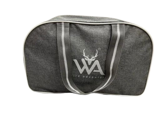 Duffle Bag - Canvas Material, Customized Size & Grey Color | Light Weight, Moisture Proof, Attractive Design, Washable, 100% Purity