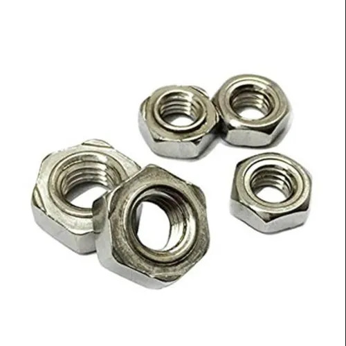 Hexagon Weld Nut - Steel, Silver and Grey | Durable, Corrosion Resistant, Rust Free for Commercial Use