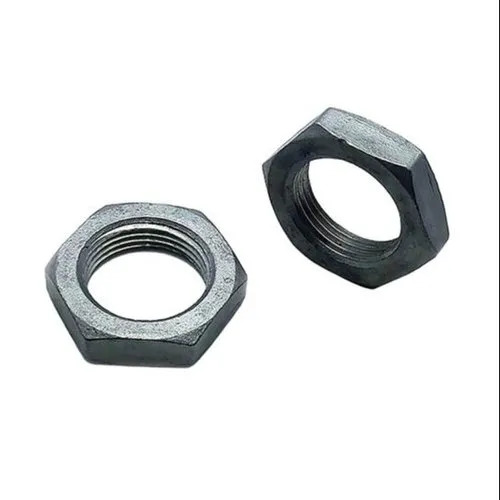 Industrial Lock Nuts - Steel, Silver Color | Durable, High Strength, Corrosion Resistant, Rust Free, Polished Surface, Commercial Usage