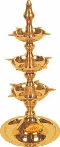 Jyoti Three Step Brass Diya