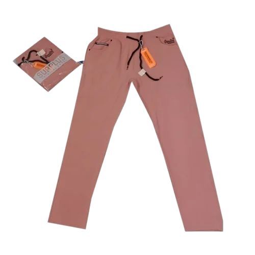 Ladies Cotton Lower - Premium Cotton, Peach Color | Lightweight Design, Breathable Material, Elastic Waistband, Relaxed Style, Flexible Movement, Anti-Wrinkle Feature